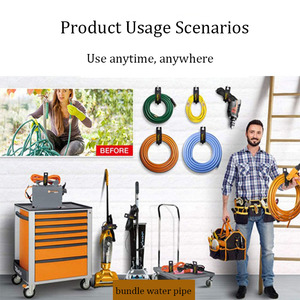 Custom Premium Nylon Hook and Loop Cable Tie Organizer <strong>Velcro</strong> Binding Heavy-Duty Triangle Clip <strong>Strap</strong> for Garden Wrap - Product Image 3