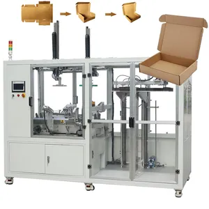 Machine de fabrication de boîtes à pizza en papier Machine de fabrication de plateaux en gros d'usine de boîtes en papier ondulé automatique
