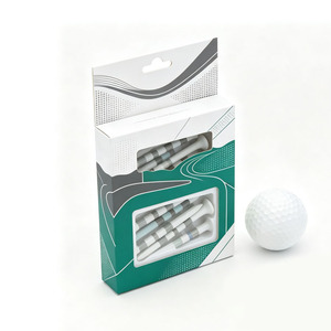Boîte en carton pliable personnalisée pour tee de golf imprimés, boîte à cartes pour tee de golf, emballage OEM pour accessoires de golf - Product Image 2