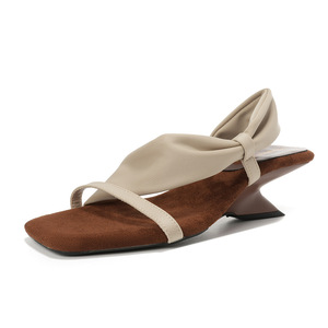 0138 Women <b>Flat</b> <b>Sandals</b> Open Toe Solid Color Bow Decoration Breathable Microfiber Lining <b>Flat</b> Heel Summer Casual Shoes - Product Image 5