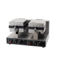 Nouvelle machine à gaufres électrique de grande taille à 4 tranches, prix d'usine, pour gaufres belges carrées, idéale pour les boulangeries
