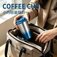 Nouvelle Tendance 2026 : Tasse à Café Isotherme en Plastique Double Paroi 12oz Personnalisable avec Logo pour Latte Chaud et Espresso – Vente Flash