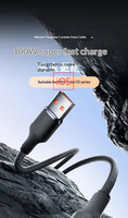 Câble de données tressé USB-A vers USB-C / Type-C vers Type-C 100W à charge ultra-rapide avec boîtier métallique pour PD, idéal pour téléphones mobiles – Fournisseur d'usine