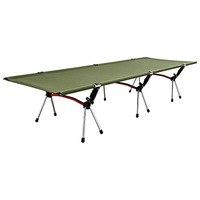 Lit de camping pliant d'extérieur léger et portable en alliage d'aluminium avec tissu Oxford 600D, lit simple de 192 cm pour la sieste