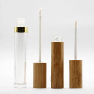 Envases vacíos de brillo de labios, tubos de bambú vacíos de brillo de labios, tubo cosmético de bambú ecológico - Product Image 3