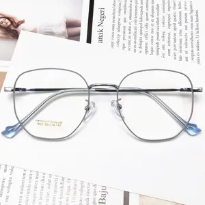 Round Memory Titanium Hot Selling Glasses Fames Flexible Spectacle Eyeglasses Frames In Stock