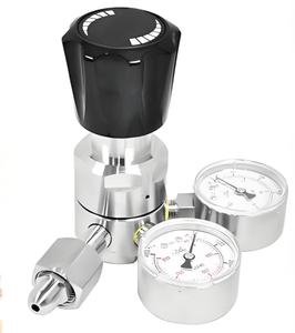 Regulador Manual Roscado con Brida SS316 con Manómetro de Alta Reducción para Tuberías de Gas y Agua - Product Image 5