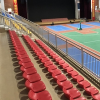 Sièges de stade Offre Spéciale Chaises en plastique Système de gradins en tribune Sièges de stade Sièges moulés par soufflage avec dossier bas