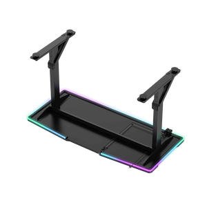 AJUNION, ajuste de altura, marco de acero, mesa de jugador, iluminación RGB de 360 grados, escritorio de juegos, mesa de juegos barata, escritorio de ordenador versátil - Product Image 3