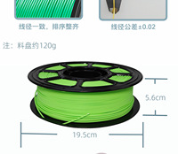 Filamen printer 3D PLA untuk mainan fidget clicker, spool 1 kg 1.75mm, dikemas vakum dengan desikan, set mainan DIY clicker