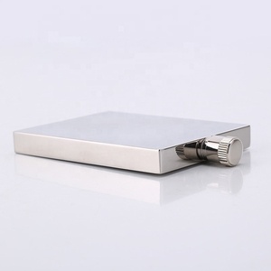 Wholesale Portable Stainless Steel Hip <strong>Flask</strong> 3oz Flat Square <strong>Small</strong> Wine Bottle Customized Logo - Product Image 4