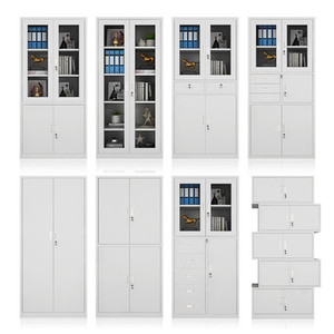 Armoires de classement en acier pour salle de sport, bureau à domicile, chambre à coucher – Design moderne, sécurité par cadenas, plus de 4 tiroirs pour documents et affaires financières - Product Image 1