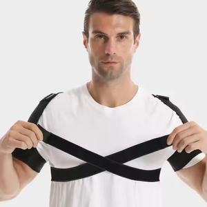 สายรัดไหล่แบบไขว้สองชั้น พรีเมียม สำหรับออกกำลังกายและบรรเทาอาการปวดหลัง โรงงานผลิตโดยตรง ปรับแต่งได้ ขายส่ง - Product Image 5