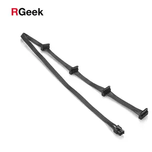 RGeek PCI-e 6 Pin Male to 4 SATA 1 to 4 SATA Power Supply Splitter Supply Cable for Corsair Modular RM650X RM750X RM850X RM1000X