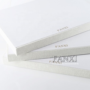 Fanxi Bán Buôn Nhà Máy Tùy Chỉnh <span class=keywords><strong>Stackable</strong></span> Beige Linen Đồ Trang Sức Triển Lãm Trường Hợp Cho Cửa Hàng Truy Cập Hiển Thị Đay Jewelry Khay - Product Image 6