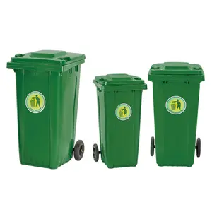 Cubo de basura para exteriores de alta calidad, cubos de basura con ruedas, fabricantes públicos, grandes contenedores de basura grandes