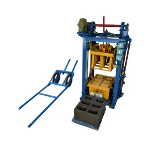 Mesin pembuat bata semen KX2-40 menghasilkan long mesin pembuat blok listrik kecil batu bata berongga panjang, lebar dan tinggi