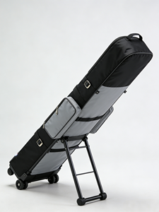 Sac de <span class=keywords><strong>ski</strong></span> extérieur personnalisé grande capacité avec roues et cadre de support, sac de rangement pour équipement de <span class=keywords><strong>ski</strong></span> en nylon imperméable, sac pour bottes de <span class=keywords><strong>ski</strong></span> - Product Image 6