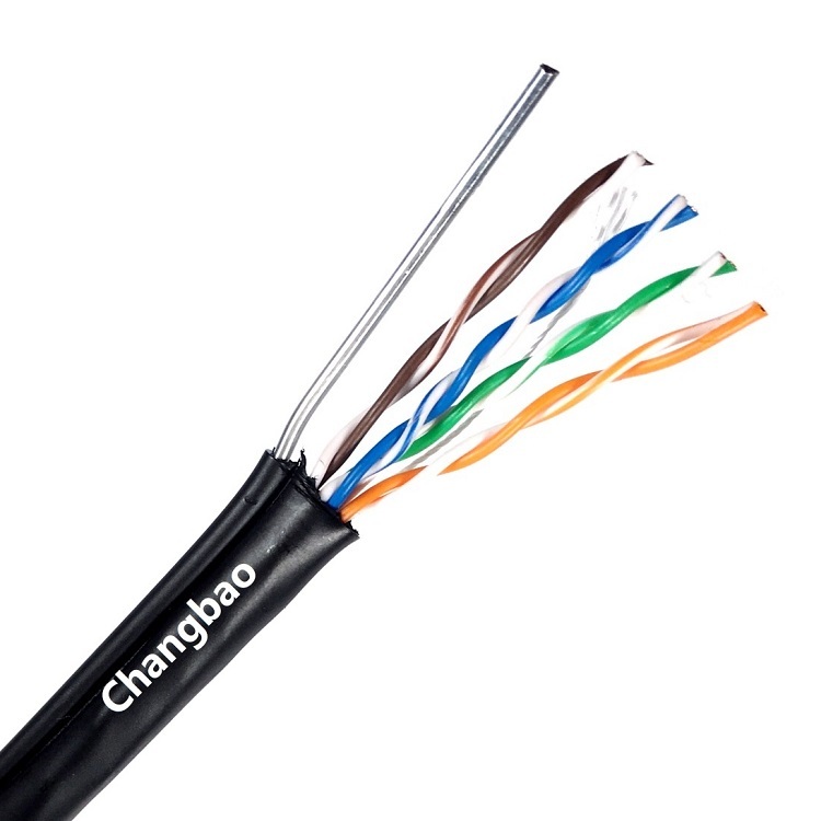 Ethernet-кабель длиной 1000 футов, UTP и FTP Cat5e, 4 пары УФ-кабелей из ПВХ или полиэтилена, наружный кабель связи