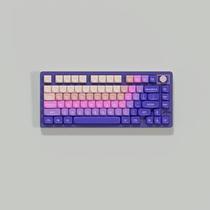 Sunglow-Teclas en Español con Perfil <span class=keywords><strong>MOA</strong></span>, 124 Teclas PBT Dye-Sub, Soporte Personalizado Coreano/Alemán/Francés/Árabe/Brasil/Ruso - Product Image 3