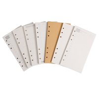 Cahiers à feuilles mobiles imprimés A5 écologiques en gros, papier ligné rechargeable, reliure à 6 anneaux, pages intérieures rechargeables