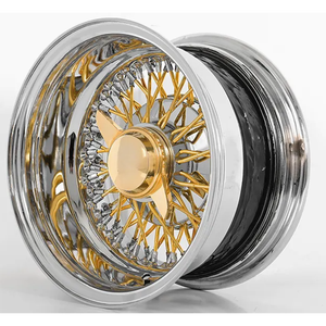 La migliore vendita di cerchi per ruote in filo d'acciaio resistenti alla corrosione ruote a raggi in acciaio grandi ruote in filo d'oro - Product Image 6