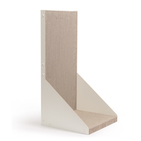 Griffoir pour chat en carton multifonctionnel en forme de L triangulaire, lit pour chat réglable, griffoir vertical pour chat