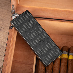 लकड़ी के प्रीमियम सिगार भंडारण के साथ 30-50 सिगार लक्जरी सिगार बॉक्स को दराज के साथ रखा गया - Product Image 6