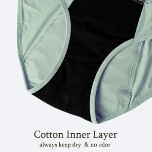 Aceptamos bragas menstruales elásticas de bambú absorbentes reutilizables ecológicas personalizadas - Product Image 2