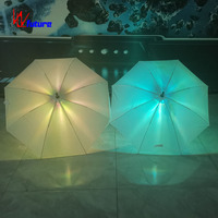 Parapluie blanc lumineux Offre Spéciale futuriste LED accessoires de danse de scène avec ensembles de COSPLAY de lampe de poche