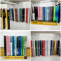 ColorXP TPU Lujosa Película Autoadhesiva Gris Ceniza de 7.5mil de Grosor para Automóviles, Sin Burbujas, Diseño de Vehículo, Transformación de Color