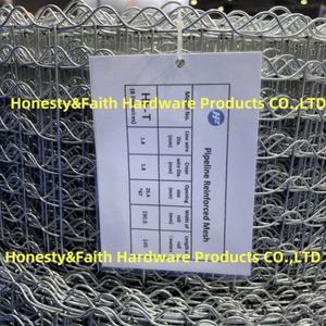 Maille soudée galvanisée à chaud de 1,8 mm d'épaisseur, 8 lignes, taille des mailles 25,4x67 mm, pas de fil transversal 67 mm/92,4 mm pour les pipelines pétroliers - Product Image 3