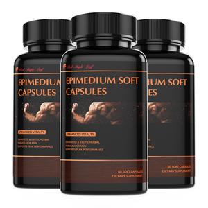 Cápsulas Blandas de Epimedium Nutritivas, Icariin de Alta Actividad, Apoyo para la Energía y Vitalidad, Suplemento Nutritivo para los Riñones, Certificado GMP - Product Image 2