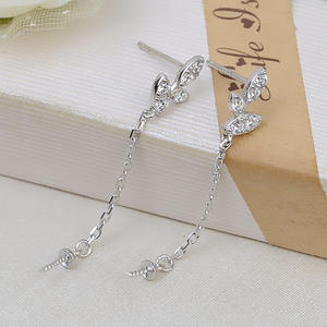 ชุดจี้ต่างหูเปลือกหอยเงินแท้ S925 ทำมือ สำหรับผู้หญิง 9-14 มม. ไข่มุกเม็ดเดี่ยว 15750 เหวินฉือ ประเทศจีน อุปกรณ์เสริมเปล่าสำหรับทำเครื่องประดับ DIY - Product Image 2