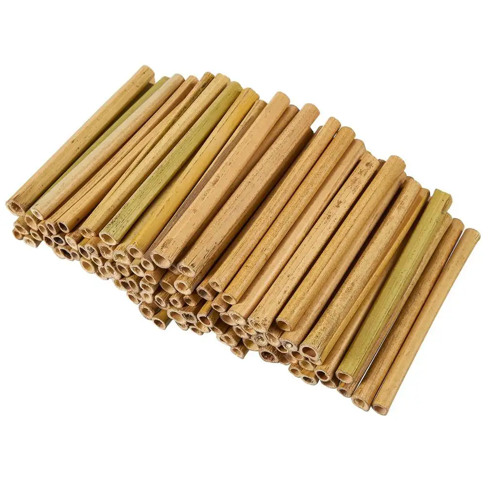 Aangepaste Houten Insect Huis Bamboe Sticks Houten Craft Supplies DIY Bee Huis