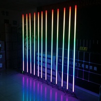 Barre lumineuse LED linéaire RGB numérique DMX à pixels adressables SMD5050 programmable en couleur pleine