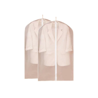Ziplock de placard étanche à la poussière transparent et réutilisable avec logo personnalisé, organisateur de rangement de vêtements sacs à vêtements/