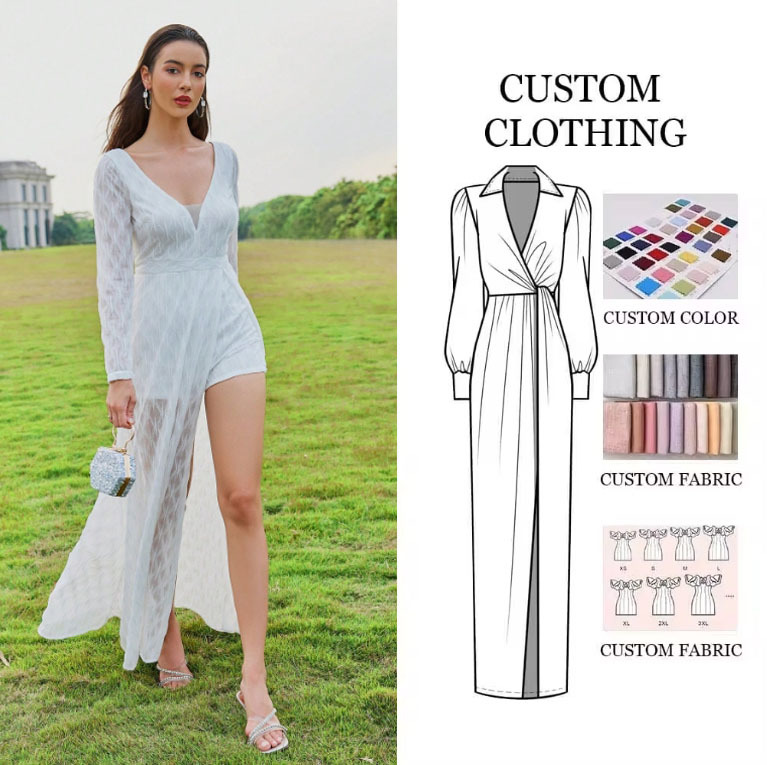 Bridesmaid Dress Satin Evening Gown Custom