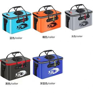 Fishing Tackle Wholesale Fishing Bucket Live Fish Bucket EVA Multi-purpose Foldable Outdoor Car Wash Bucket Fish Tank - Product Image 3