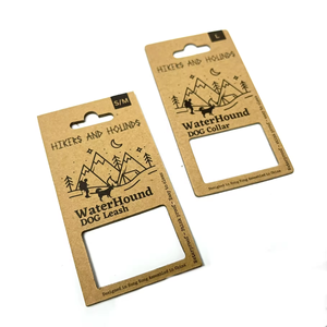 Double Side Printing Packaging for Dog Leash Thickness Cardboard Collar Dog Collar Display - Product Image 5