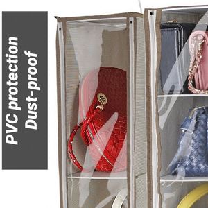Sac de rangement suspendu multicouche premium avec fenêtre transparente, organisateur de penderie, boîte de rangement transparente – Vente chaude - Product Image 6