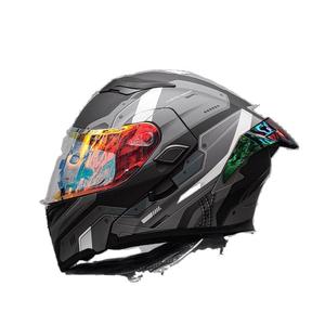 Casco de Motocicleta Unisex, Elegante, de Alta Calidad, Nuevo Estándar, con Doble Visera, para Scooter Eléctrico, ABS, Modular, de Carreras - Product Image 5