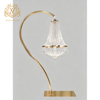 Support de lustre élégant avec support de lampe stable pour la décoration de centre de table de salle de banquet de mariage