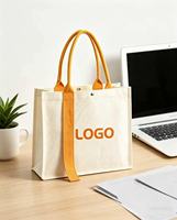 Sac fourre-tout en polyester imperméable avec logo personnalisé, pochette pour ordinateur portable, style moderne, sac d'étudiant avec ruban, fabriqué sur commande