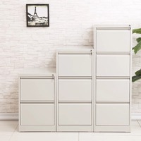 Armoire de classement moderne en acier avec système de verrouillage rapide, design multi-tiroirs pour usage commercial et bureautique