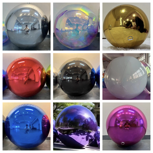 Palla gonfiabile a specchio PVC palla gigante palloncini metallici decorativi grande sfera riflettente per festa di nozze e Festival decorazione - Product Image 5