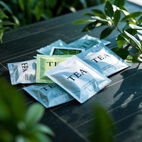 Sachets de thé en papier kraft laminé de qualité alimentaire, écologiques, portables, imprimés sur mesure, petits sachets de thé, sachets de café