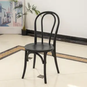 新设计师复古乡村派对Thonet椅子木质婚礼活动租赁出租可堆叠椅子餐厅本特木椅