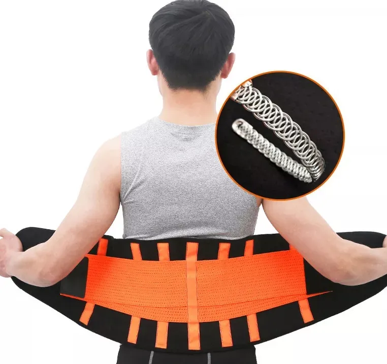 High Quality Neoprene Adult Sports Waist Trainer Rubber Lumbar Support Tummy Control Belt Custom Logo Wholesale Fitness Exercise