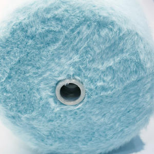 Hilo de Piel Sintética de Nailon 100% de 1.3cm al por Mayor, Hilo de Pelo de Visón de Imitación, Hilo de Lujo para Tejer Suéteres - Product Image 4